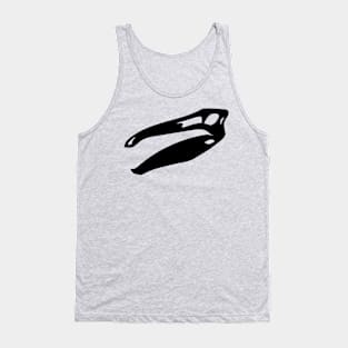 Deinocheirus skull - black Tank Top